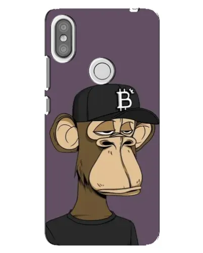 Чохол для Xiaomi Redmi S2 з картинкою «Bored Ape в кепці»