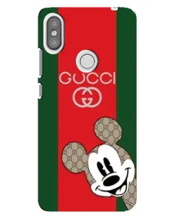 Чохол для Xiaomi Redmi S2 з картинкою «Gucci — смуги та Міккі»