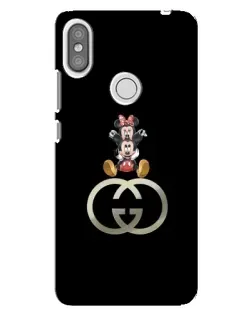 Чохол для Xiaomi Redmi S2 з картинкою «Мінні Маус на лого»