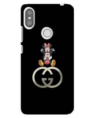 Чохол для Xiaomi Redmi S2 з картинкою «Мінні Маус на лого»