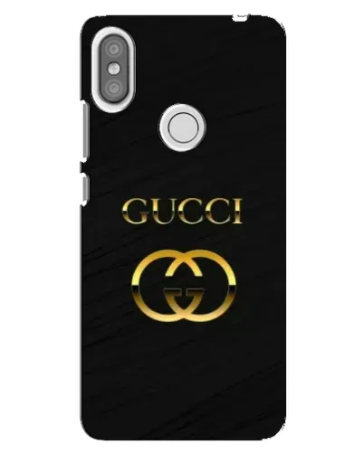 Чохол для Xiaomi Redmi S2 з картинкою «Золотий логотип Gucci»