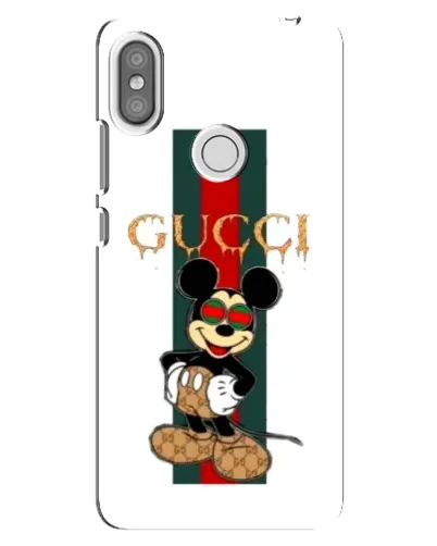 Чохол для Xiaomi Redmi S2 з картинкою «Міккі Маус Gucci — смуги»