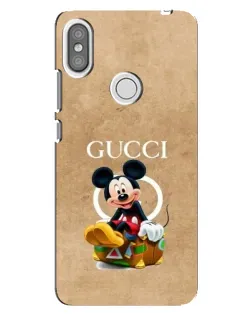 Чохол для Xiaomi Redmi S2 з картинкою «Міккі Маус Gucci — крафт»
