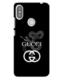 Чохол для Xiaomi Redmi S2 з картинкою «Gucci — срібна змія»