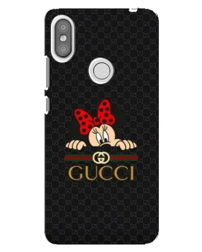 Чохол для Xiaomi Redmi S2 з картинкою «Мінні Маус Gucci — чорний»