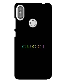 Чохол для Xiaomi Redmi S2 з картинкою «Gucci — неоновий мінімалізм»