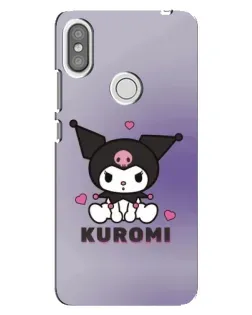 Чехол для Xiaomi Redmi S2 с картинкой «Kuromi — фиолетовый арт»
