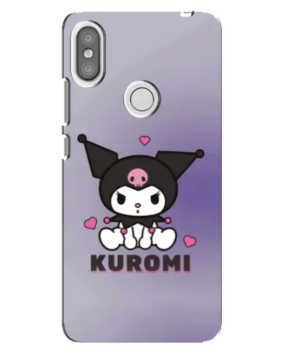 Чехол для Xiaomi Redmi S2 с картинкой «Kuromi — фиолетовый арт»