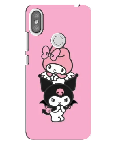 Чехол для Xiaomi Redmi S2 с картинкой «Трио My Melody и Kuromi»