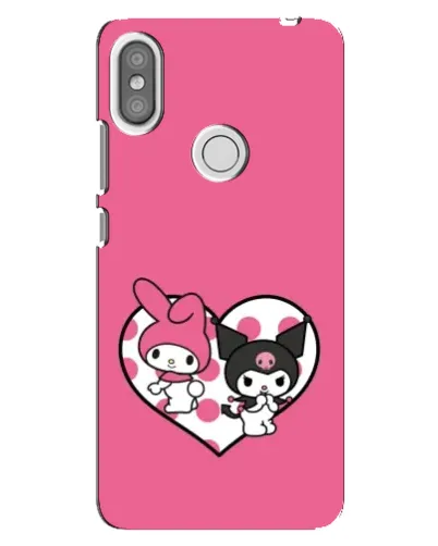 Чехол для Xiaomi Redmi S2 с картинкой «Kuromi и My Melody»