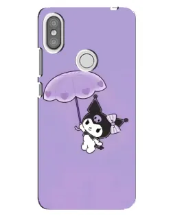 Чехол для Xiaomi Redmi S2 с картинкой «Kuromi с зонтиком»