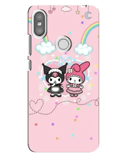 Чехол для Xiaomi Redmi S2 с картинкой «My Melody и Kuromi»
