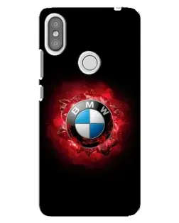 Чехол для Xiaomi Redmi S2 с картинкой «Логотип BMW — вспышка»