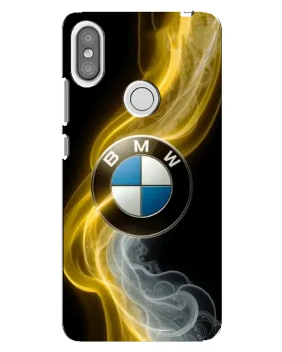 Чехол для Xiaomi Redmi S2 с картинкой «Золотистый дым BMW»