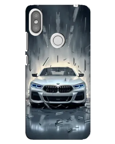 Чехол для Xiaomi Redmi S2 с картинкой «BMW в свете фар»
