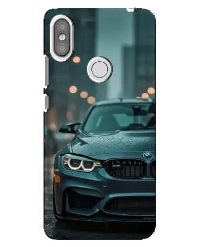 Чехол для Xiaomi Redmi S2 с картинкой «BMW в огнях города»
