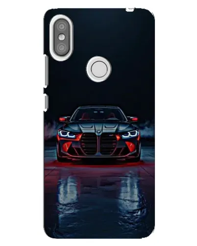 Чехол для Xiaomi Redmi S2 с картинкой «BMW на мокрой дороге»