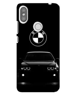 Чехол для Xiaomi Redmi S2 с картинкой «BMW — взгляд из темноты»
