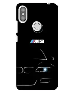 Чехол для Xiaomi Redmi S2 с картинкой «Минималистичный принт BMW M3»