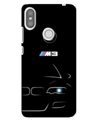 Чехол для Xiaomi Redmi S2 с картинкой «Минималистичный принт BMW M3»