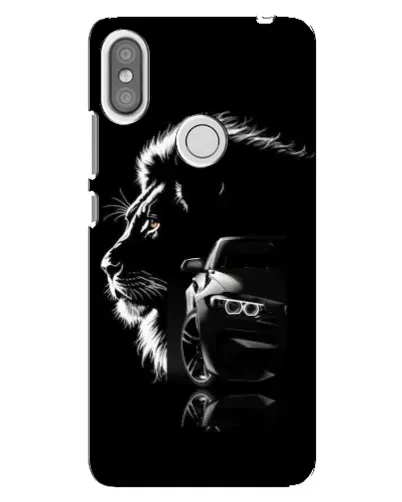 Чехол для Xiaomi Redmi S2 с картинкой «BMW и лев»