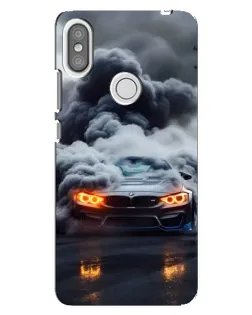 Чехол для Xiaomi Redmi S2 с картинкой «BMW в дыму»