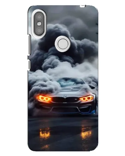 Чехол для Xiaomi Redmi S2 с картинкой «BMW в дыму»