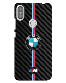 Чехол для Xiaomi Redmi S2 с картинкой «Эмблема BMW и карбон»