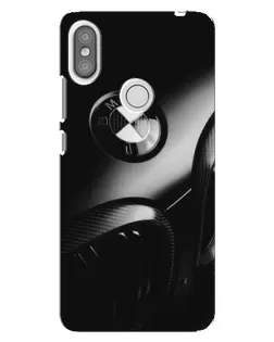 Чехол для Xiaomi Redmi S2 с картинкой «Эмблема BMW — макро»