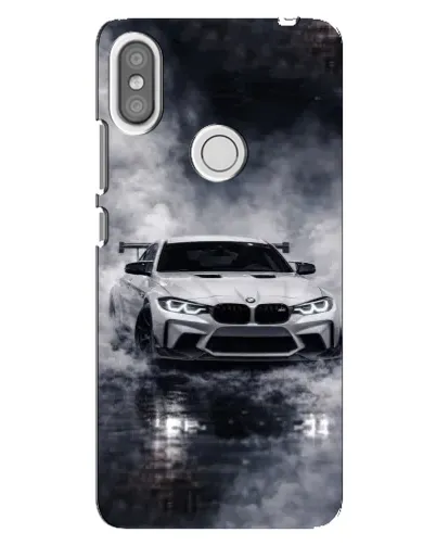 Чехол для Xiaomi Redmi S2 с картинкой «BMW сквозь туман»