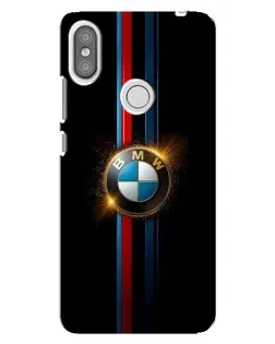 Чехол для Xiaomi Redmi S2 с картинкой «BMW M-Power неон»