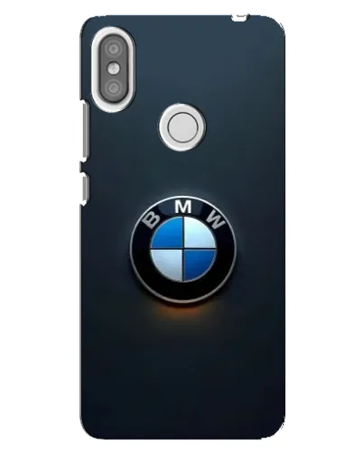 Чехол для Xiaomi Redmi S2 с картинкой «Логотип BMW — минимализм»