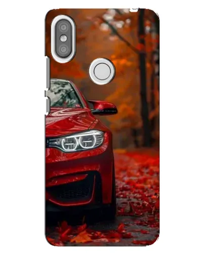 Чехол для Xiaomi Redmi S2 с картинкой «Осенняя BMW M4»