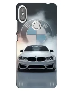 Чохол для Xiaomi Redmi S2 з картинкою «BMW в білому диму»