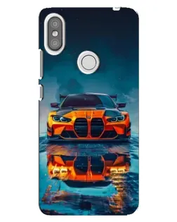 Чохол для Xiaomi Redmi S2 з картинкою «BMW — золота емблема»