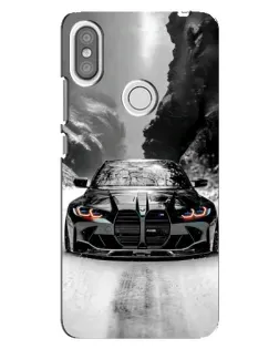Чохол для Xiaomi Redmi S2 з картинкою «BMW — акварельний дрифт»