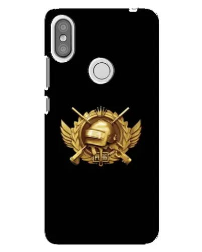 Чехол для Xiaomi Redmi S2 с картинкой «PUBG — оранжевый градиент»