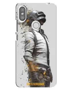 Чохол для Xiaomi Redmi S2 з картинкою «PUBG — боєць у пилу»