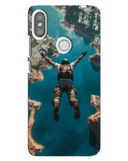 Чехол для Xiaomi Redmi S2 с картинкой «PUBG — свободное падение»