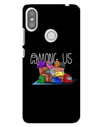 Чехол для Xiaomi Redmi S2 с картинкой «Логотип Among Us»