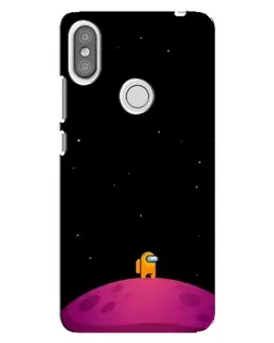 Чохол для Xiaomi Redmi S2 з картинкою «Самотній герой на планеті»
