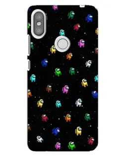 Чохол для Xiaomi Redmi S2 з картинкою «Екіпаж Among Us»