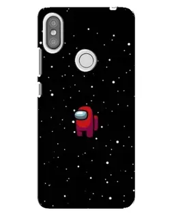 Чехол для Xiaomi Redmi S2 с картинкой «Красный Among Us»