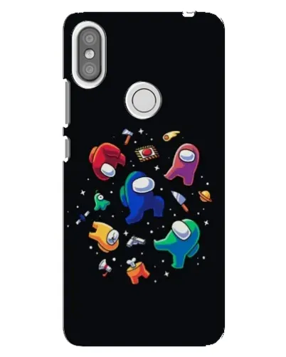 Чехол для Xiaomi Redmi S2 с картинкой «Among Us космос»