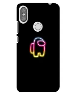 Чехол для Xiaomi Redmi S2 с картинкой «Among Us градиент»