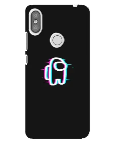 Чехол для Xiaomi Redmi S2 с картинкой «Among Us неон»