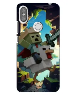 Чохол для Xiaomi Redmi S2 з картинкою «Стів та гусь»