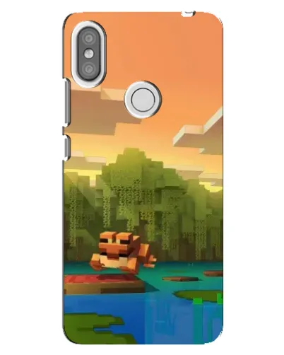 Чохол для Xiaomi Redmi S2 з картинкою «Майнкрафт захід сонця»