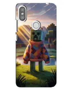 Чехол для Xiaomi Redmi S2 с картинкой «Крипер в свитере»