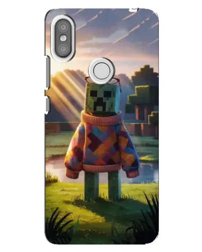 Чехол для Xiaomi Redmi S2 с картинкой «Крипер в свитере»